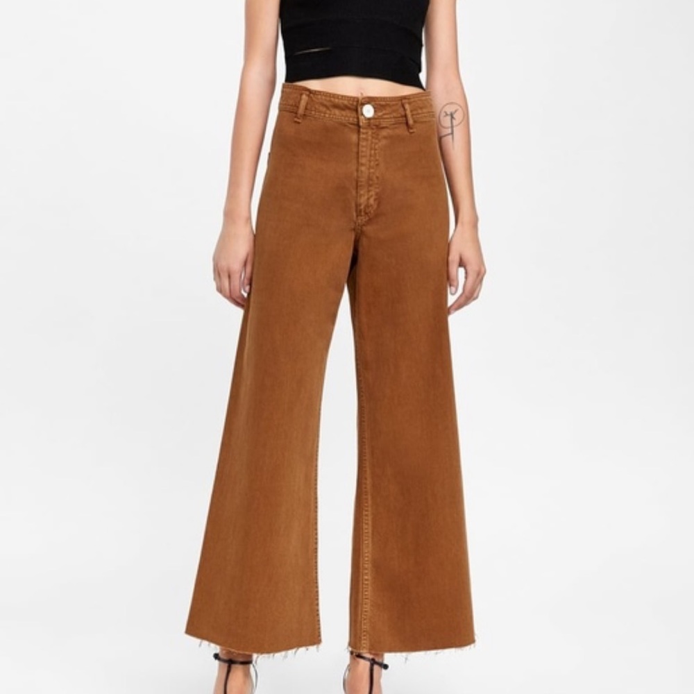 ZARA Marine Straight Leg Sailor Pant